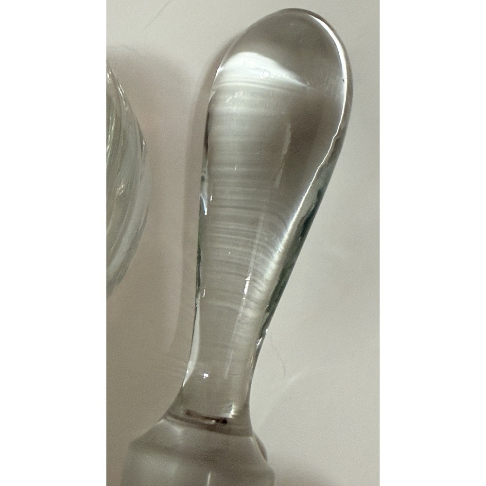 Vintage Toscany Handblown Iridescent Decanter Genie Bottle With Stopper 15" - Picture 6 of 16